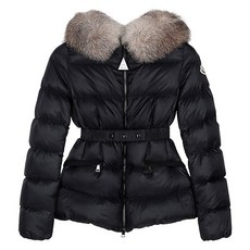 [몽클레어] 블랙 보에드 폭스퍼 구스 다운 자켓 BOED 1A00118 5396Q 999