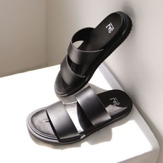 RC더블 남성 두줄 스트랩 슬리퍼 (3cm / 1color)