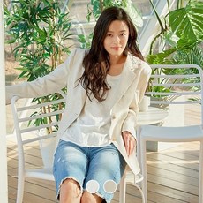 [갤러리아] 지오다노[여성]린넨 블레이저(솔리드)(05371514)(371514)