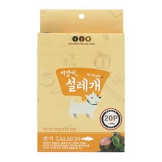 강아지 츄르 습식 간식 연어 영양 건강 훈련용 개 촉촉한 보양식 애견, 1개 - 강아지보양식