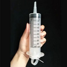 트레이드 대용량 주사기세트 150ml 잉크리필 주사기 1미터튜브, 1개, 단품