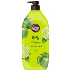Shower Mate 微風如沐果香沐浴乳 沁萊姆, 1200g 大容量, 清新果香, 1.2kg, 1瓶