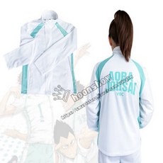 하이큐 아오바죠사이 고교 져지 체육복 코스프레 의상