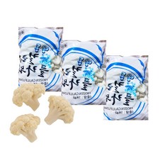 냉동 꽃양배추 1kgx3 하얀 칼리 플라워 콜리 대용량 업소용 라이스볶음밥 샐러드 파스타, 3개
