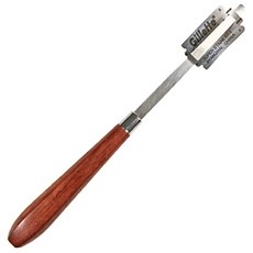 AHA 一法 玫瑰木柄歐包劃線刀, 304金屬鋼 204mm長, 長204mm 柄109mm, 41612, 1支