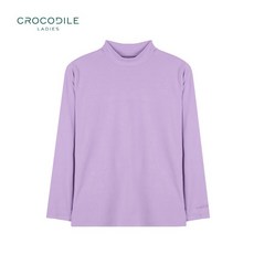 크로커다일레이디 직영_하프넥 베이직 티셔츠_CLBWTS904