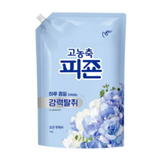 피죤 고농축 강력탈취 오리지널 섬유유연제 오션후레쉬 리필, 1.6L, 3개