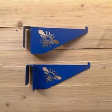 양봉 검사 브래킷 양봉가 꿀벌 상자 장비 집, 2.blue, 1개