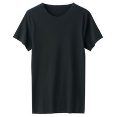인쇄가 없는 양품 MUJI 남자 풀 심리스 헤드 반팔