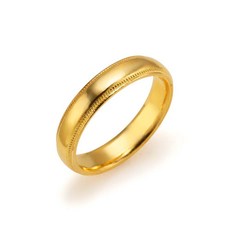 순금밀그레인반지