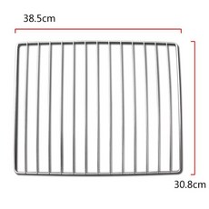카미르 업소용은박지 38/40L 알루미늄 오븐 138X80X38MM E45S 베이킹 2 이동식, 석쇠, 1개