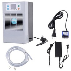 수족관 냉각기 72W 100W LCD 디스플레이 물 연못 냉각 장치 물고기 탱크 펌프와 일정한 온도 장비, 하얀, 30리터만 쿨