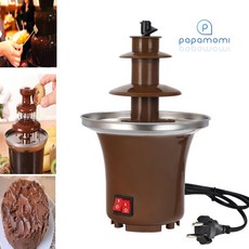 초코분수 초콜릿 퐁듀 기계 초코 분수 머신 가정용 3단 메이커 초콜렛 파파모미 전용 클리너포함, 1개