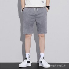 DarjinQD 남자면반바지스판 여름 밴딩카고반바지 3132