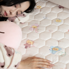 [한일온열기25년형]카카오 춘식이 탄소매트 카본매트 워셔블 전자파차단 전기요 EMF인증, 싱글