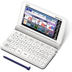 CASIO 카시오 전자사전 대학생(영어 콘텐츠 내실화) 엑스워드 XD-SX9810WE 200콘텐츠 화이트 XD-SXN981WE 세트, 상품명참조