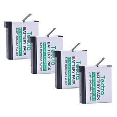 배터리호환 1600mAh Gopro Hero 4 교체 GoPro HERO4 GoPro AHDBT401 액션 Bateria, [1] 4 batteries