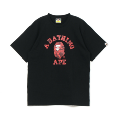 베이프 반팔 티셔츠 COLOR CAMO COLLEGE TEE