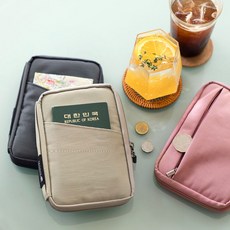마켓보물섬TI바이풀디자인 트래블러스 핸디 소품파우치 멀티파우치 여행보조가방 지퍼파우치 여행파우치[부재시_문자요망]