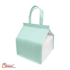 이홈베이킹 민트화이트피크닉보온보냉백 21cm, 단품, 1개