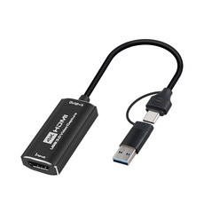 USB C타입 2 in 1 HDMI 캡쳐카드 OU961