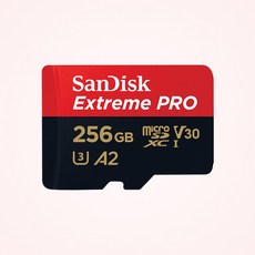 SanDisk 익스트림 프로 마이크로SD 256GB + SD어댑터 - AP