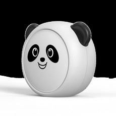 어린이용 휴대용 UV 칫솔 살균기 홀더 벽걸이 제품, panda, 1개