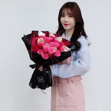 [텐바이텐] [리브인리프] 핑크 돈꽃다발