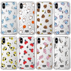 BT21 라인프렌즈 방탄소년단 투명 범퍼케이스 아이폰 갤럭시 휴대폰 케이스