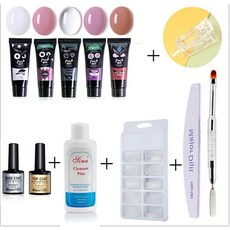 Major Dijit 15g 5색 폴리젤네일세트 손톱네일연장 탑 베이스코트, 단일상품개, 단일상품