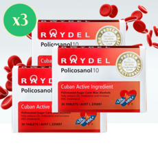 호주 레이델 폴리코사놀 10mg 30정 3박스, 단품, 단품