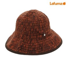 라푸마 여성 오렌지 울혼방 니트 와이어챙모자 LEHE7F821O2, ORANGE