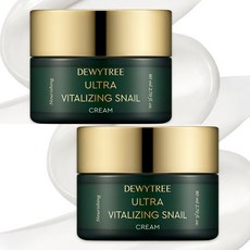 대용량 듀이트리 달팽이크림(80ml+10ml)2개 세트 Snail cream anti aging cream cosmetic, 달팽이크림2개, 80ml