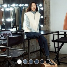 [지오다노] 410942 여 브러시드 슬림 스트레이트 데님