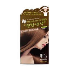 펴난 샴푸하듯 편한 프리미엄 염색약 5개입 색상선택, 다크브라운 5개입