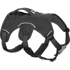 러프웨어 RUFFWEAR 웹마스터 반려견 대행견 가슴줄 하네스 그레이, L-XL