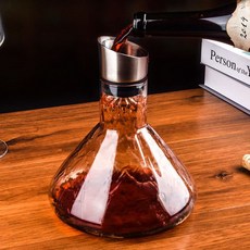와인 디캔터 브리딩 유리 디캔터 1.5L, 1개