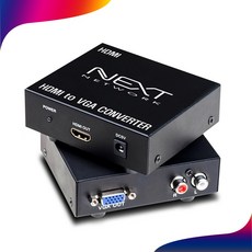 이지넷유비쿼터스 NEXT 2215HVC HDMI to VGA 컨버터 변환기 CONVERTER