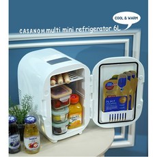까사맘 화장품 냉온장고 6L LE-RF103 다용도 냉장고 미니 친환경 냉장 온장 가정용 차량용