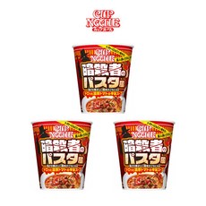 NISSIN 닛신 컵누들 컵라면 암살자의 파스타 토마토 마늘 고추맛 BIG 103g X 3개묶음