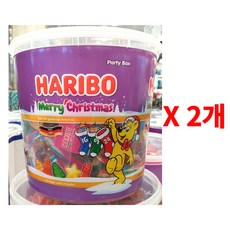 하리보 메리 크리스마스 츄잉젤리, 980g, 2개