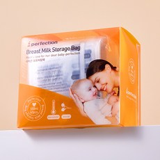 퍼펙션 일회용 변온 모유 초유저장팩 100ml, 60개입, 1개