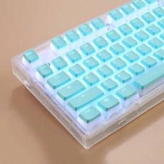 ZIFRIEND 푸딩 LED 투과 키캡 PBT 기계식 커스텀 무각 OEM 프로파일 영문 교체용 풀세트 130키