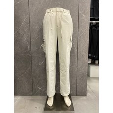 리버클래시 24S/S 아이보리 밑단 스트링 세미와이드 파라슈트 팬츠 (LKS23314) 백화점 아울렛 (3740869)