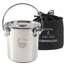Umibozu(우미보우즈) 불소병 모닥불 스테인리스, 670g, 1개