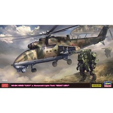 BH02368 1대72 Mi-24 UAV 및 휴머노이드 경전차 고트 무인지상 장비, 단품