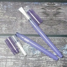 쿠레타케 지그 물을 내장해서 사용하는 수채화붓 2Way 워터 브러쉬(평붓-대), 1개