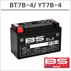 비위즈125 BS배터리 BT7B-4 12V 6.8Ah YT7B-4, 1개