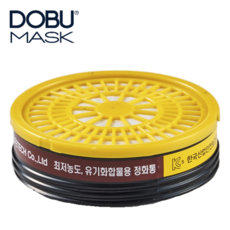 도부 방독 마스크 정화통 DVC-2401C 필터 (DM-22 DM-24 DM8024용), 1개