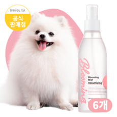 블루밍테일 브리지테일 블루밍 미스트 볼류마이징 200ml 진주추출 윤기보습 정전기방지 강아지미스트 6개